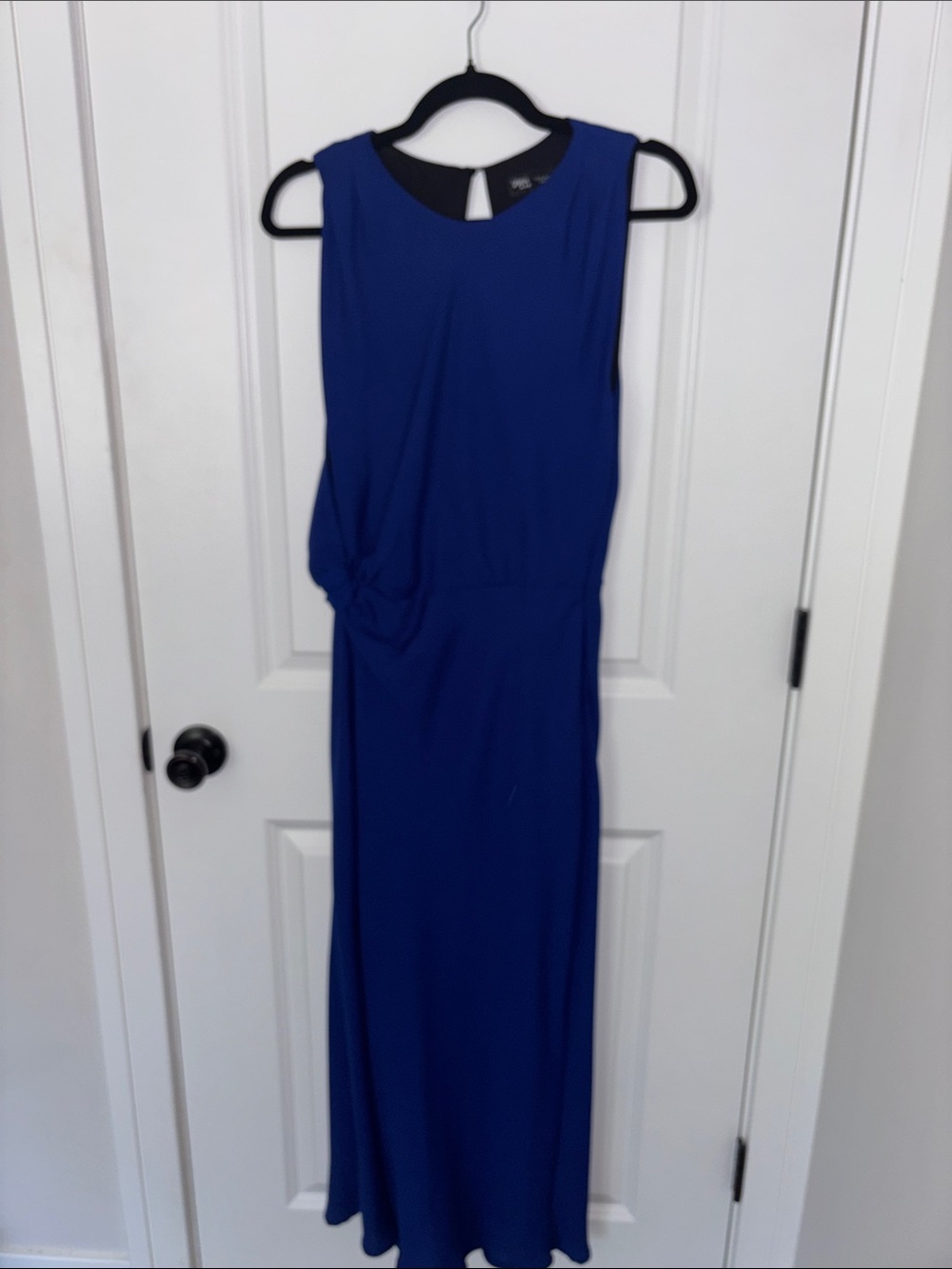 Zara Sleeveless Cobalt Maxi Dress